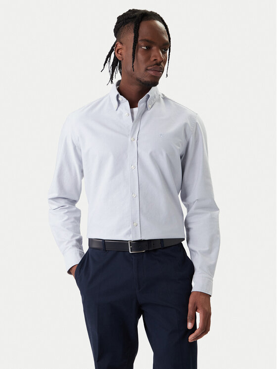 BOSS Koszula H-Liam 50555966 Fioletowy Regular Fit