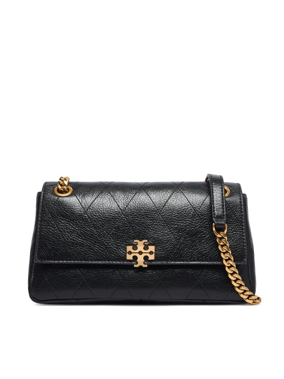 Tory Burch Torebka Charlie Quilted Small Shoulder Bag 185829 Czarny