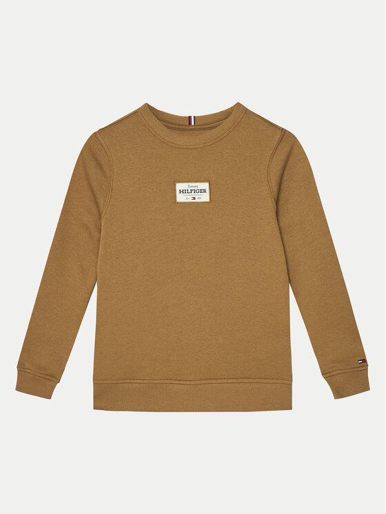 Tommy Hilfiger Bluza KB0KB09315 Brązowy Regular Fit