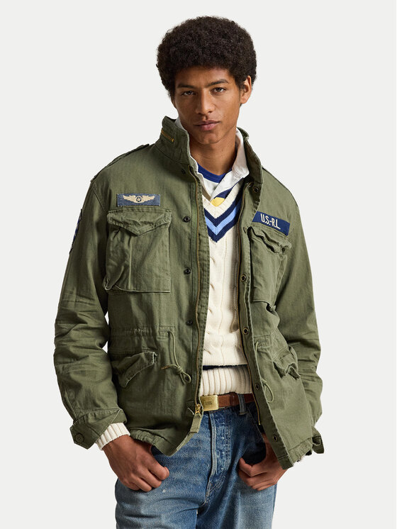 Polo Ralph Lauren Kurtka przejściowa 710961616001 Zielony Regular Fit