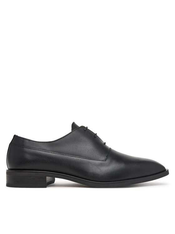 Calvin Klein Półbuty Slim Ess Oxford Lth HM0HM02274 Czarny