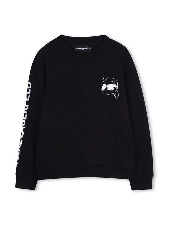 Karl Lagerfeld Kids Bluza Z31088 Czarny Regular Fit