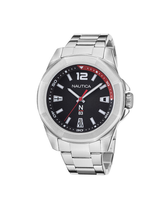 Nautica N83 Zegarek NAPTBF104 Srebrny