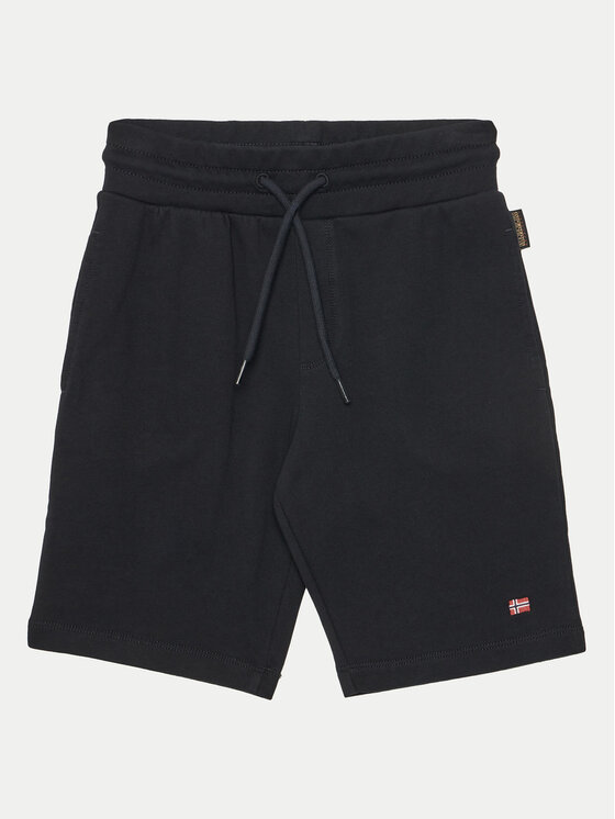 Napapijri Szorty sportowe Nalis NP0A4HK50411 D Czarny Regular Fit
