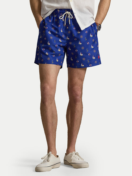 Polo Ralph Lauren Szorty kąpielowe 710B14030001 Granatowy Classic Fit