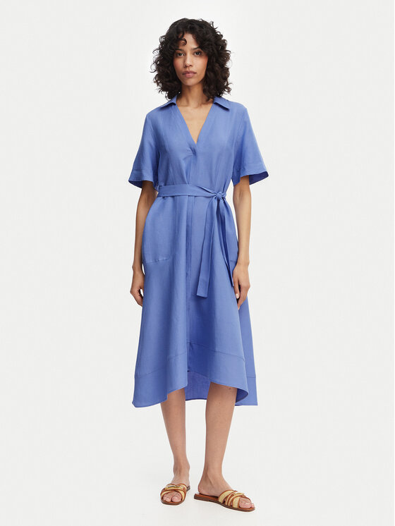 Marella Sukienka koszulowa Emme by Marella Detto 2615221082 Niebieski Regular Fit