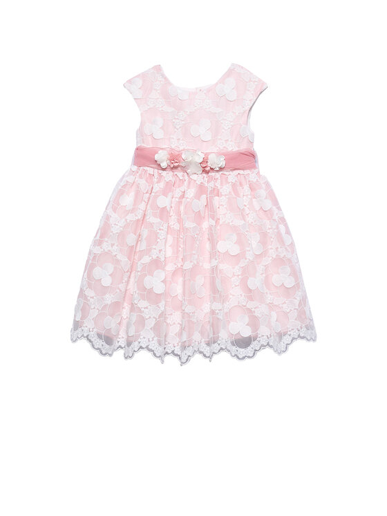 Abel & Lula Sukienka elegancka 5032 Różowy Regular Fit