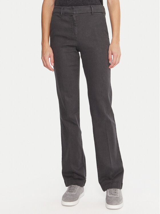 Marella Chinosy Rovo 2523136055 Szary Slim Fit