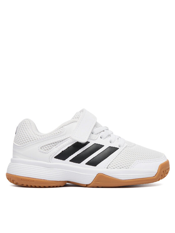 adidas Buty halowe Speedcourt Indoor Shoes Kids KZ7133 Biały
