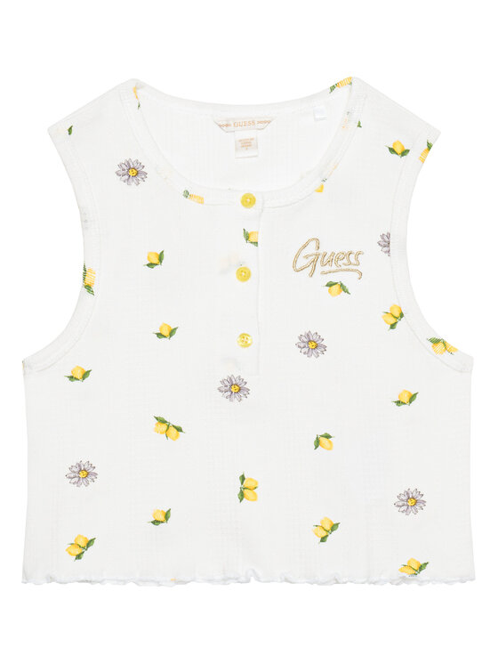 Guess Top J6GI02 KF794 Biały Regular Fit