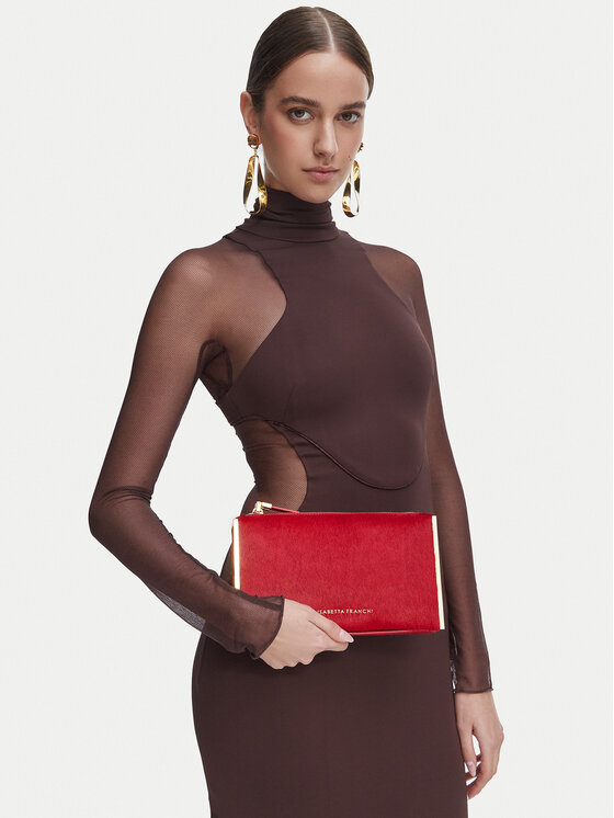 Elisabetta Franchi Torebka BS-11A-67E2-V340 Czerwony