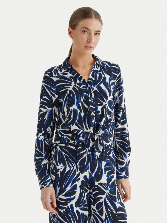 ONLY Koszula Nova 15284332 Granatowy Regular Fit