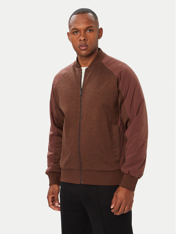 BOSS Kurtka bomber BOSS x ASTON MARTIN C-Skiles 180 50565023 Brązowy Regular Fit