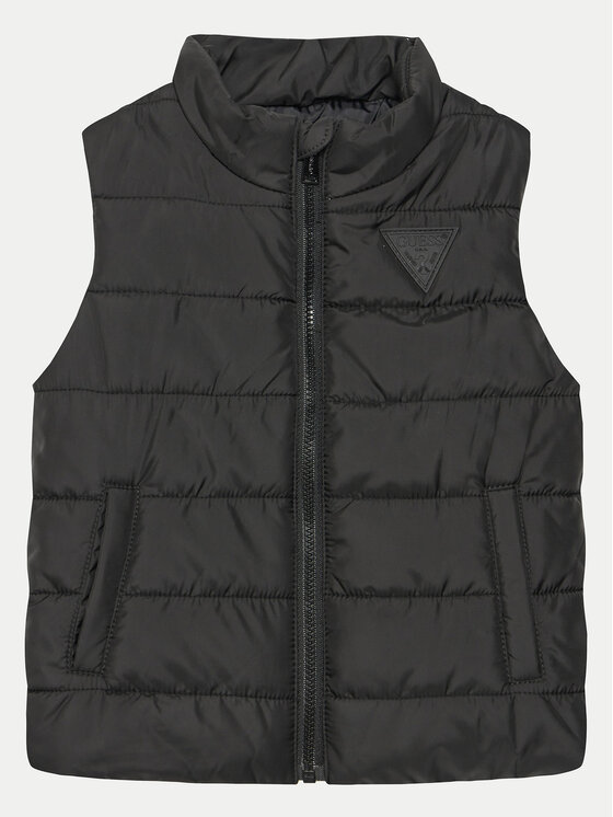 Guess Bezrękawnik H4YT01 WCFM0 Czarny Regular Fit
