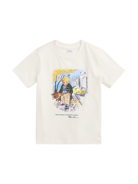 Polo Ralph Lauren T-Shirt 322979493001 Écru Regular Fit