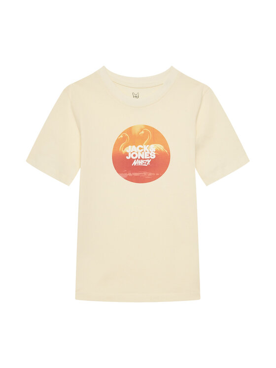 Jack & Jones Junior T-Shirt Varenna 12278349 Écru Regular Fit