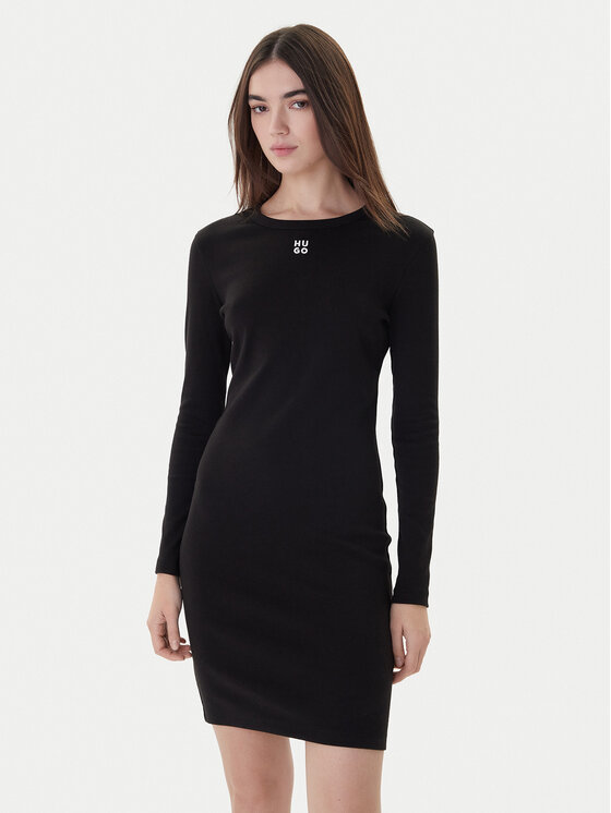 Hugo Sukienka codzienna Nemalia_1 50518385 Czarny Slim Fit