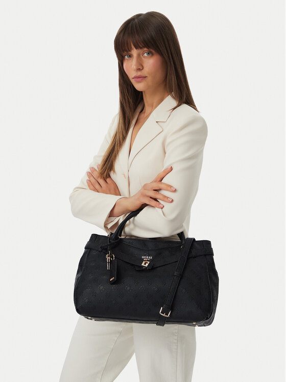 Guess Torebka Ella Logo HWPD97 46060 Czarny
