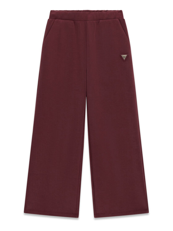Guess Spodnie dresowe J6YB21 K5196 Bordowy Wide Leg