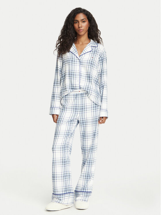 Tommy Hilfiger Piżama UW0UW06155 Kolorowy Relaxed Fit
