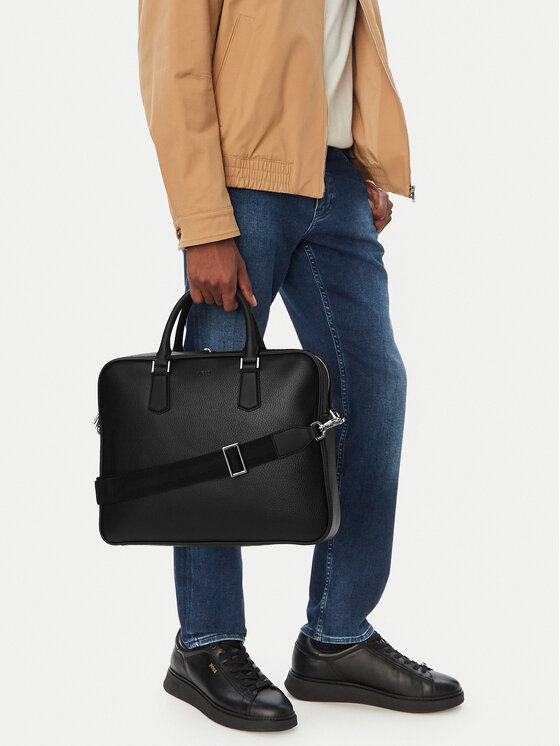 BOSS Torba na laptopa New Crosstown 50541864 Czarny