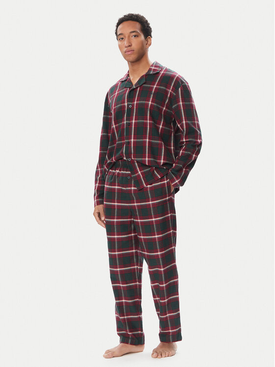 BOSS Piżama Holiday  50550756 Czerwony Regular Fit