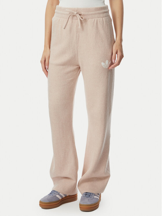 adidas Spodnie dresowe Essentials KR9180 Beżowy Loose Fit