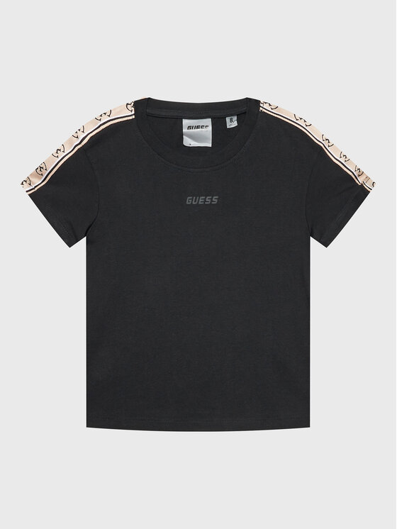 Guess T-Shirt J3RI47 I3Z14 Czarny Regular Fit