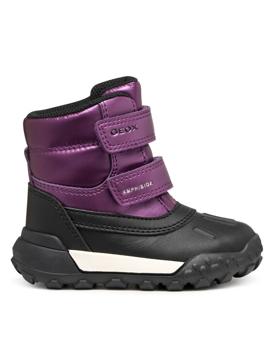 Geox Śniegowce B Trekkyup B Ab B566MC 0NFLV C7016 M Bordowy