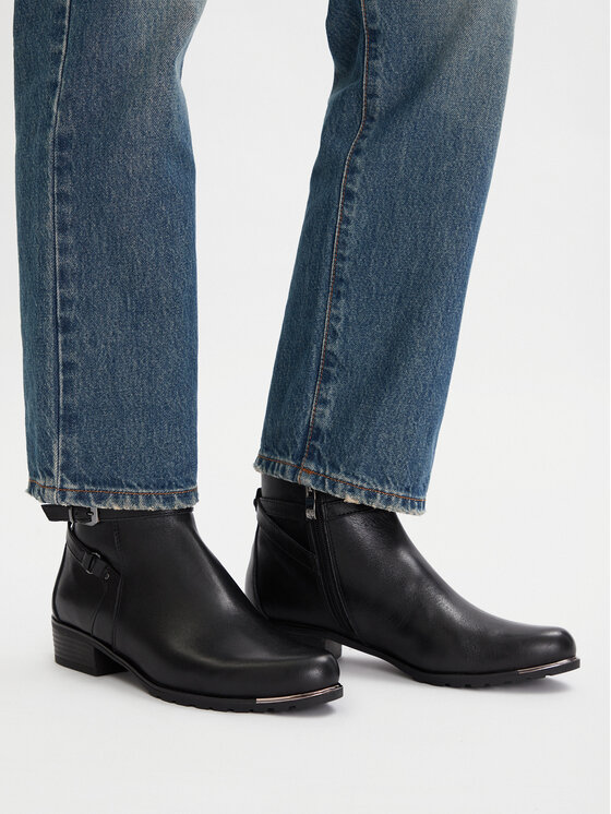 Caprice Botki 9-25308-43 Czarny