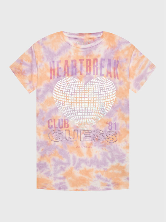 Guess T-Shirt J3RI12 K6YW3 Kolorowy Regular Fit