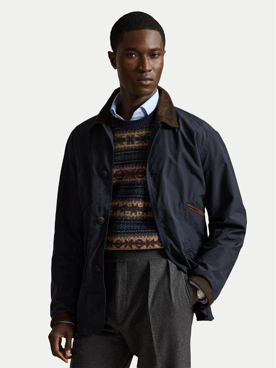 Polo Ralph Lauren Kurtka przejściowa 710B15977002 Granatowy Regular Fit