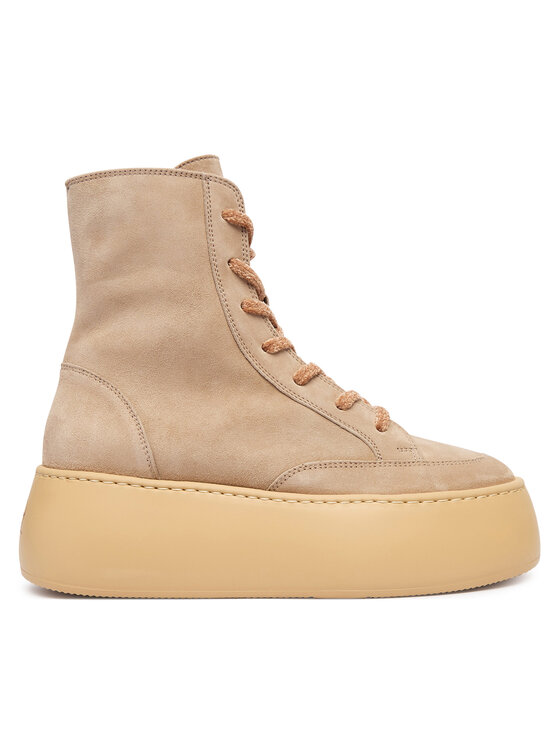 AGL Trzewiki Vibe Lowboot D946512PJV Beżowy