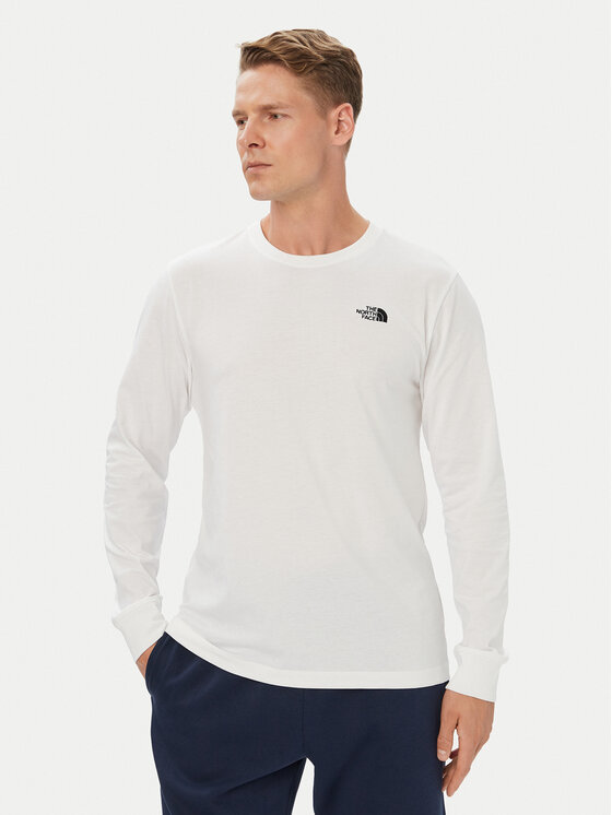 The North Face Longsleeve Evolution Simple Dome NF0A8EU3 Biały