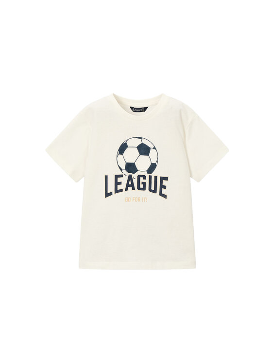 Mayoral T-Shirt 3074 Biały Regular Fit