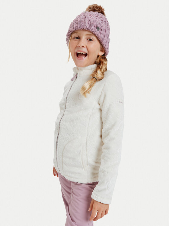 Roxy Polar Igloo ERGFT04013 Biały Slim Fit