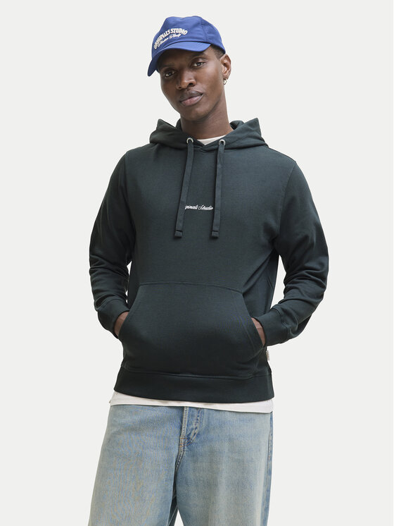 Jack & Jones Bluza Norrebro 12282861 Zielony ciemny Relaxed Fit