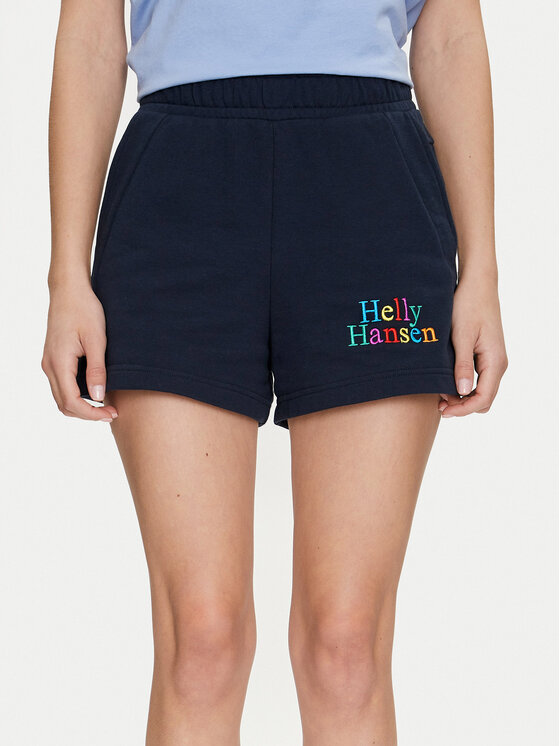 Helly Hansen Szorty sportowe W Core Sweat Shorts 54081 Granatowy Regular Fit