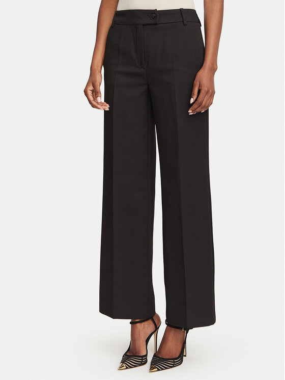 Marella Spodnie materiałowe Emme by Marella Ghinea 2625136081 Czarny Straight Fit