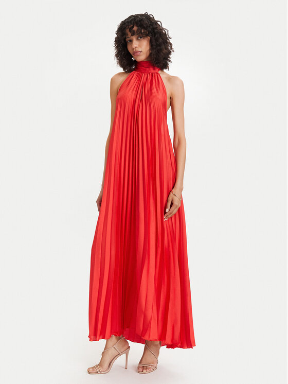 ACCESS FASHION Sukienka wieczorowa 63-3316-357 Czerwony Relaxed Fit