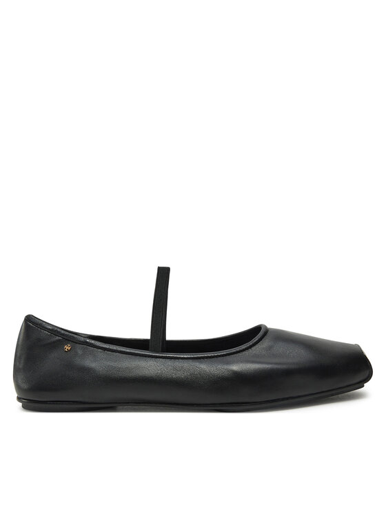 Tory Burch Baleriny Runway Ballet 157625 Czarny