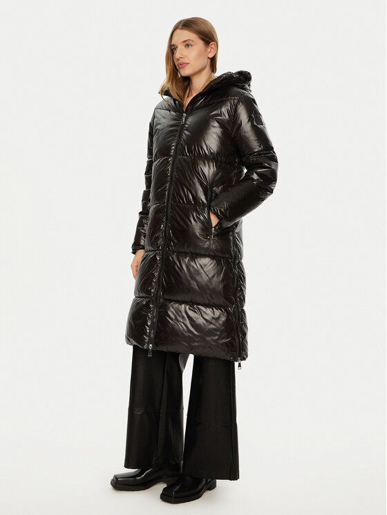 ACCESS FASHION Kurtka zimowa 44-9109 Czarny Regular Fit
