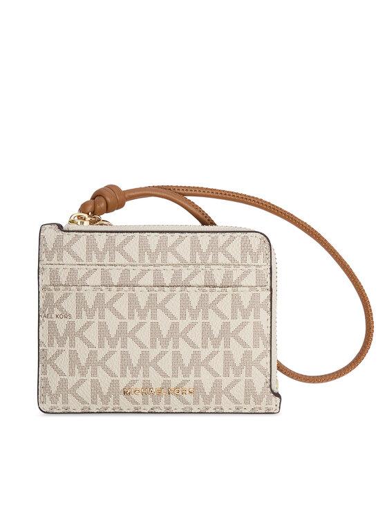 MICHAEL Michael Kors Etui na karty kredytowe 32S6GJ6W0B Kremowy
