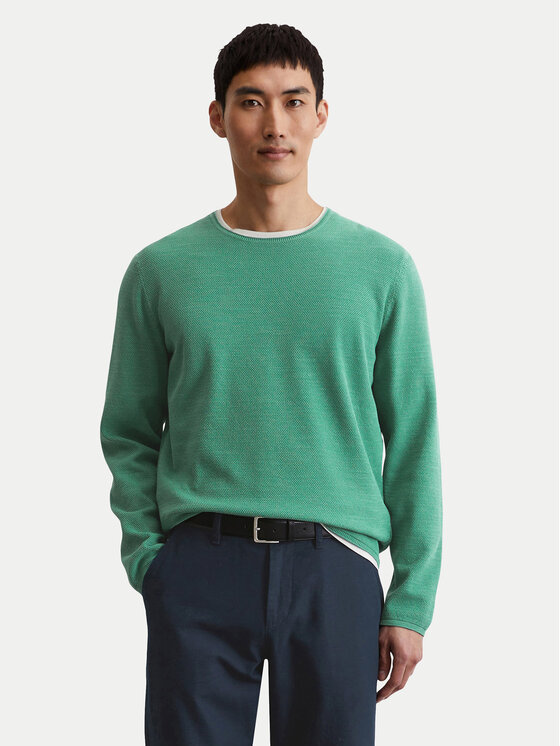 Marc O'Polo Sweter 526 5023 60080 Zielony Regular Fit