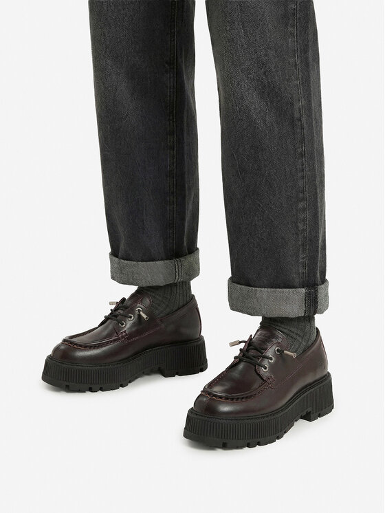 G-Star Raw Półbuty EO-ELIF-9010-25 Brązowy ciemny