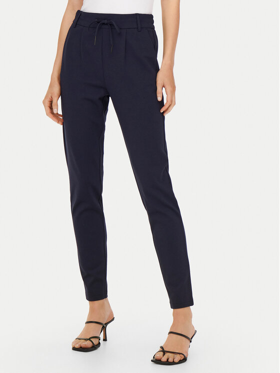 ONLY Spodnie materiałowe Poptrash 15115847 Granatowy Regular Fit