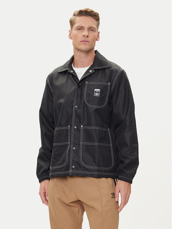 adidas Kurtka koszulowa Wabash JW0174 Czarny Regular Fit