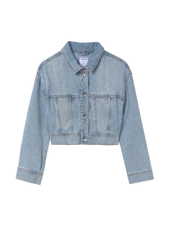 Mayoral Kurtka jeansowa 6405 Niebieski Regular Fit
