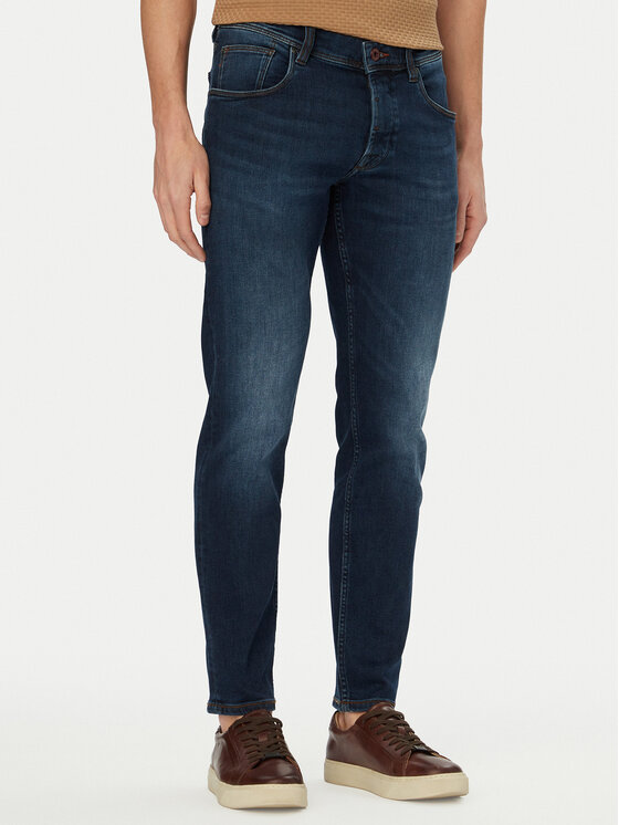 Bugatti Jeansy 3108D-16671E Granatowy Slim Fit