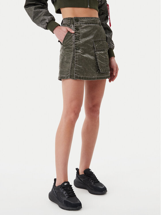Alpha Industries Spódnica mini Vintage 156052 Czarny Regular Fit